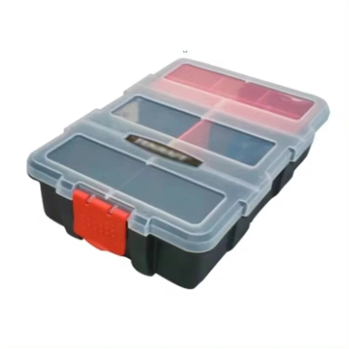 Clear-Lid Small Parts Organizer with 11 Compartments